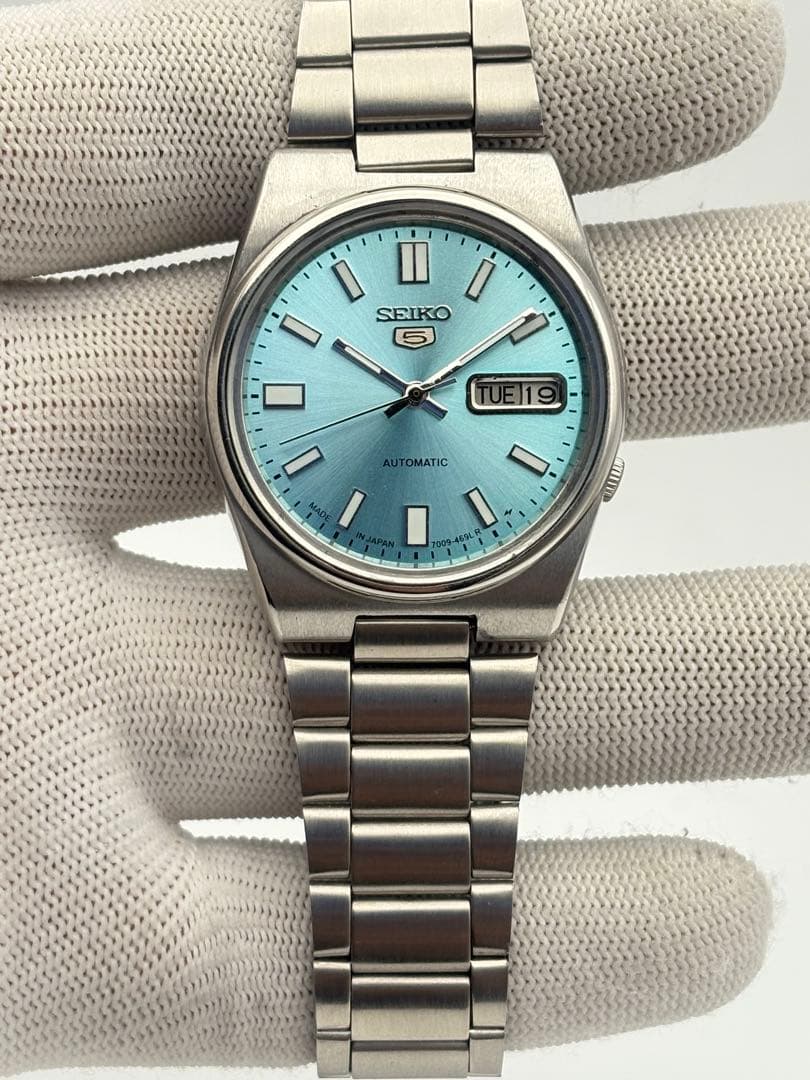 ヴィンテージ セイコー5 自動巻き メンズ腕時計 7009-821J