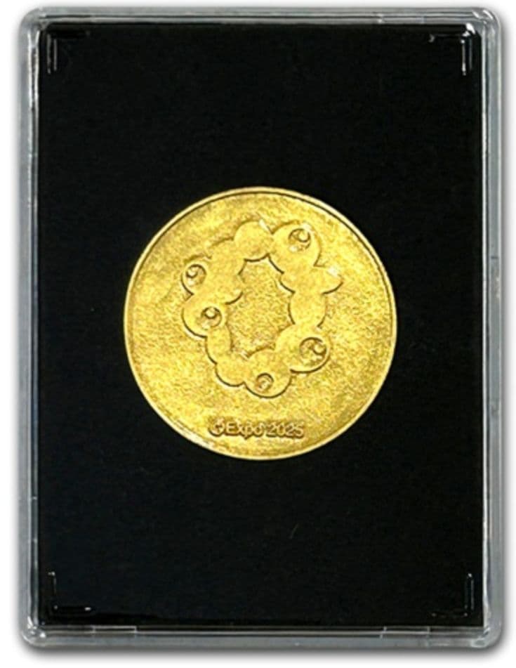 EXPO2025 金箔メダル ミャクミャク 大坂 万博 - メルカリ