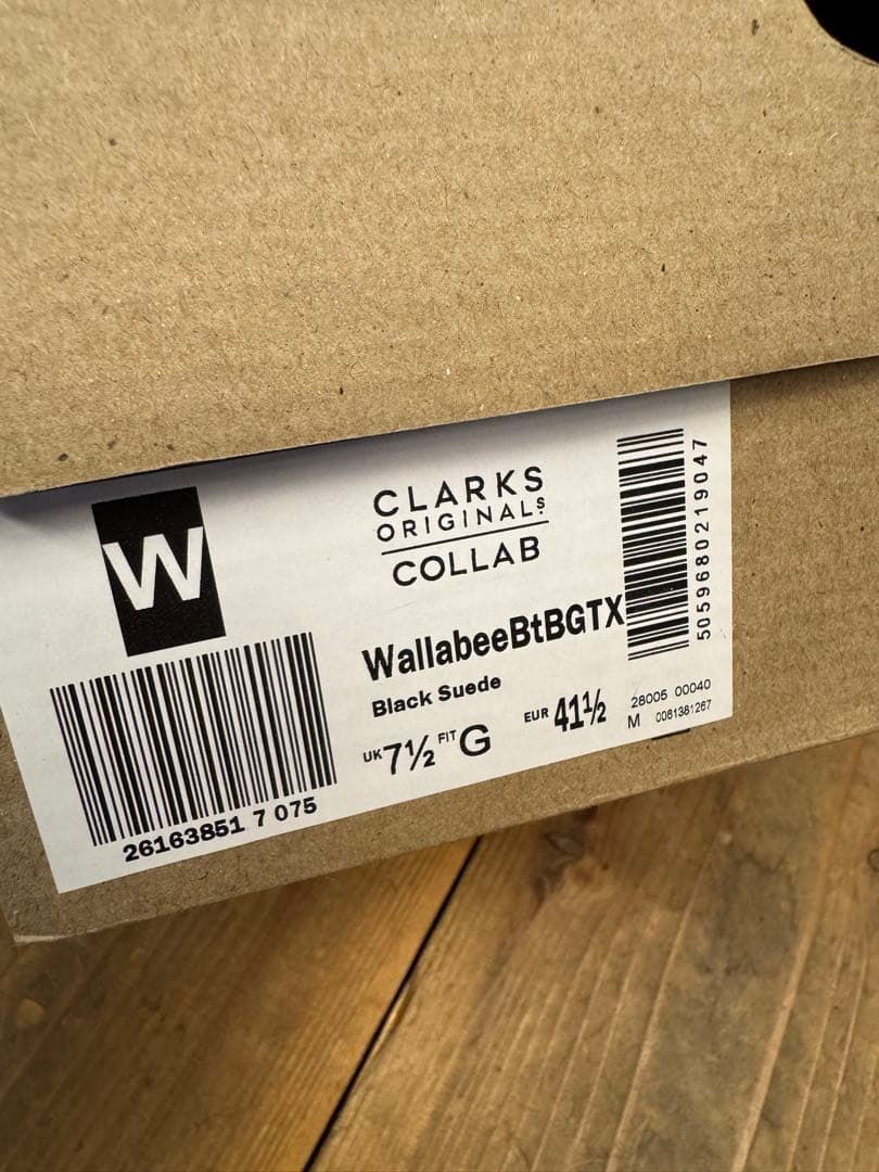 【付属品有】clarks beams wallabee gtx 26cm