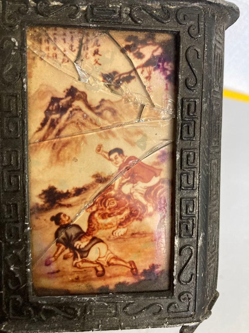 古錫，中国古美術古錫器茶壺酒壺，稀有物，清時代，古屋から藏出し