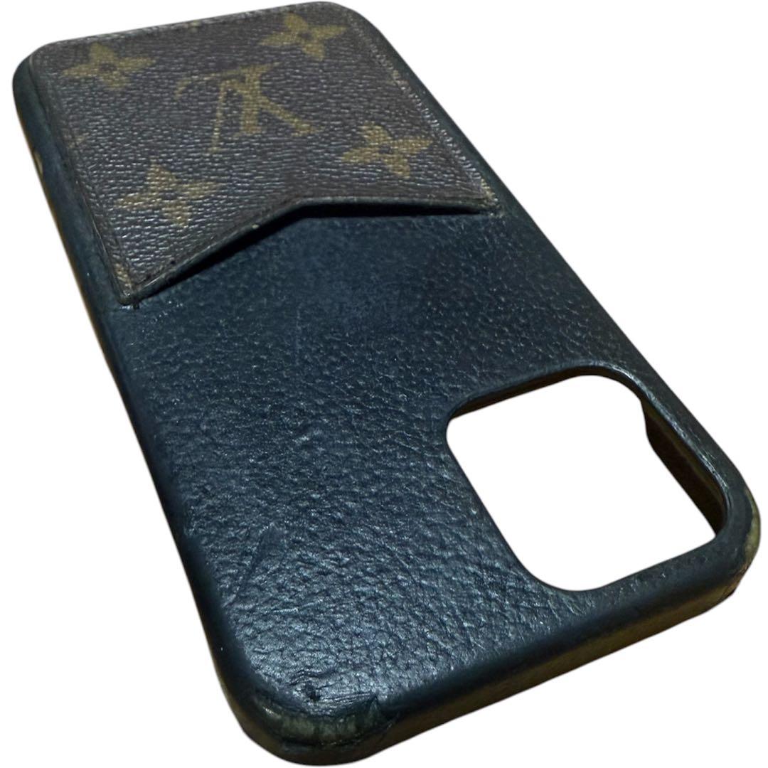 LOUIS VUITTON iPhone12/12PROケース モノグラム 黒 LOUIS VUITTON