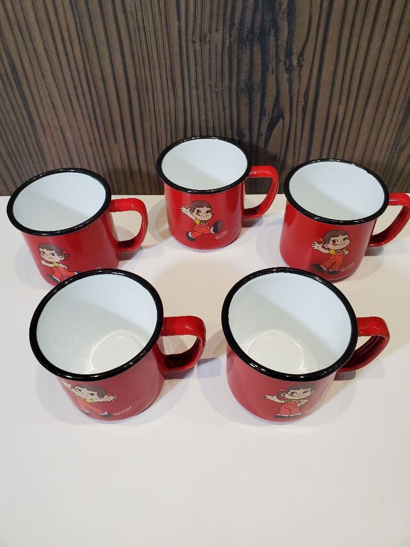 ペコちゃんのホーローポットとカップセット 楽天市場】ペコちゃん