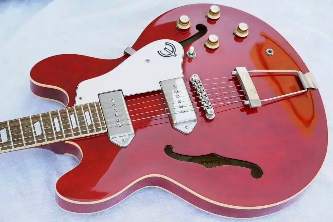 廃盤カラー Epiphone Casino Cherry エピフォンカジノ - ギター本当に 安い