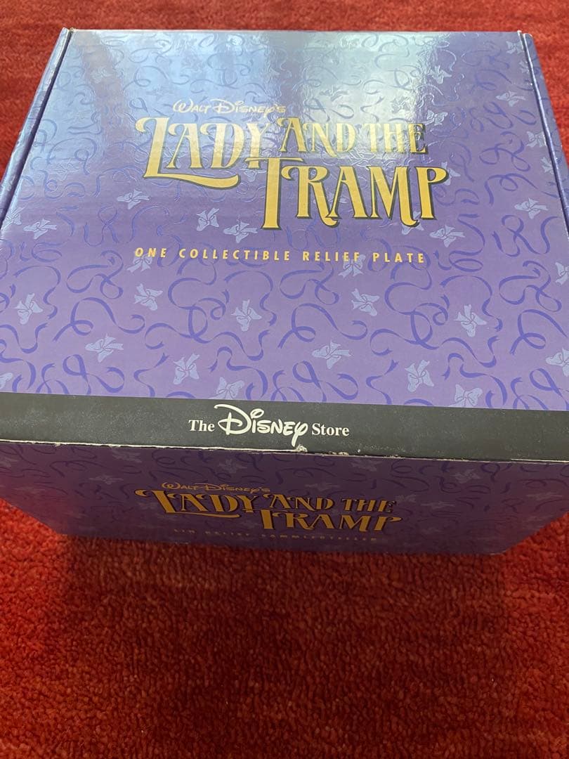 ディズニー世界5000枚限定 わんわん物語 レリーフプレート 3D 飾り皿 70
