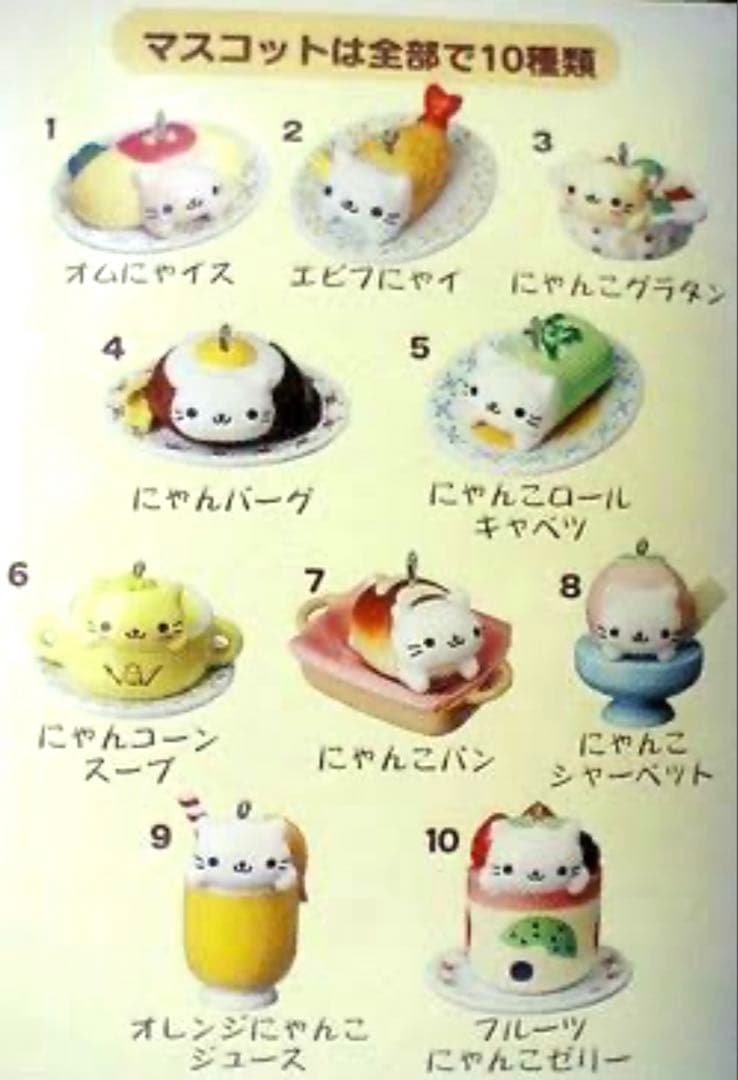 値下げ】にゃんにゃんにゃんこ にゃんこレストラン キーホルダー