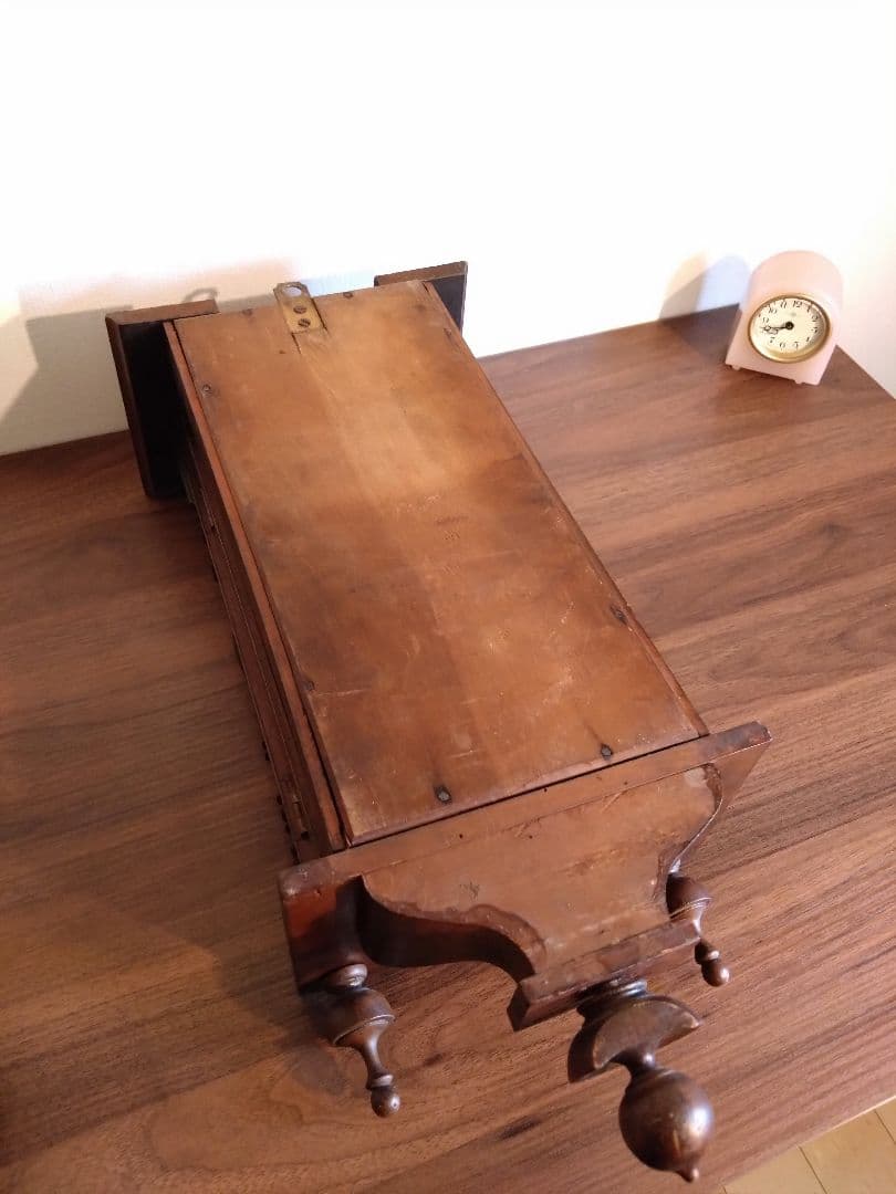 柱時計　ユンハンス　小型スリゲル　ゼンマイ　昭和レトロ　アンティーク　精工舎