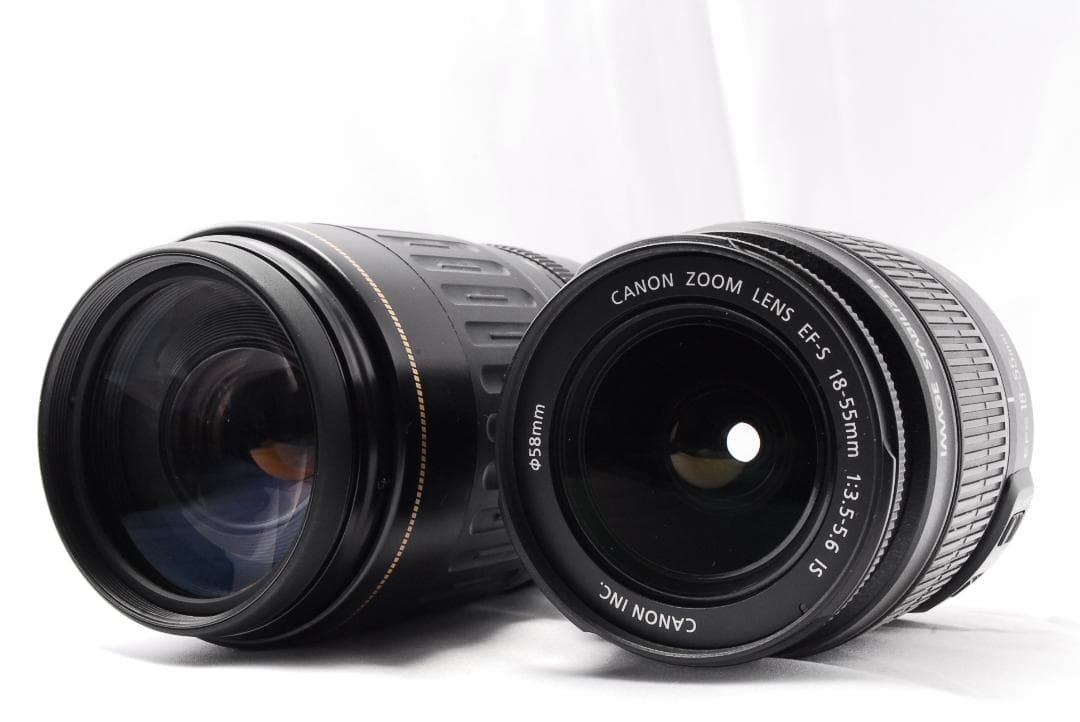 キャノン kiss X7⭐ダブルレンズセット⭐超望遠レンズ⭐カメラバッグ付