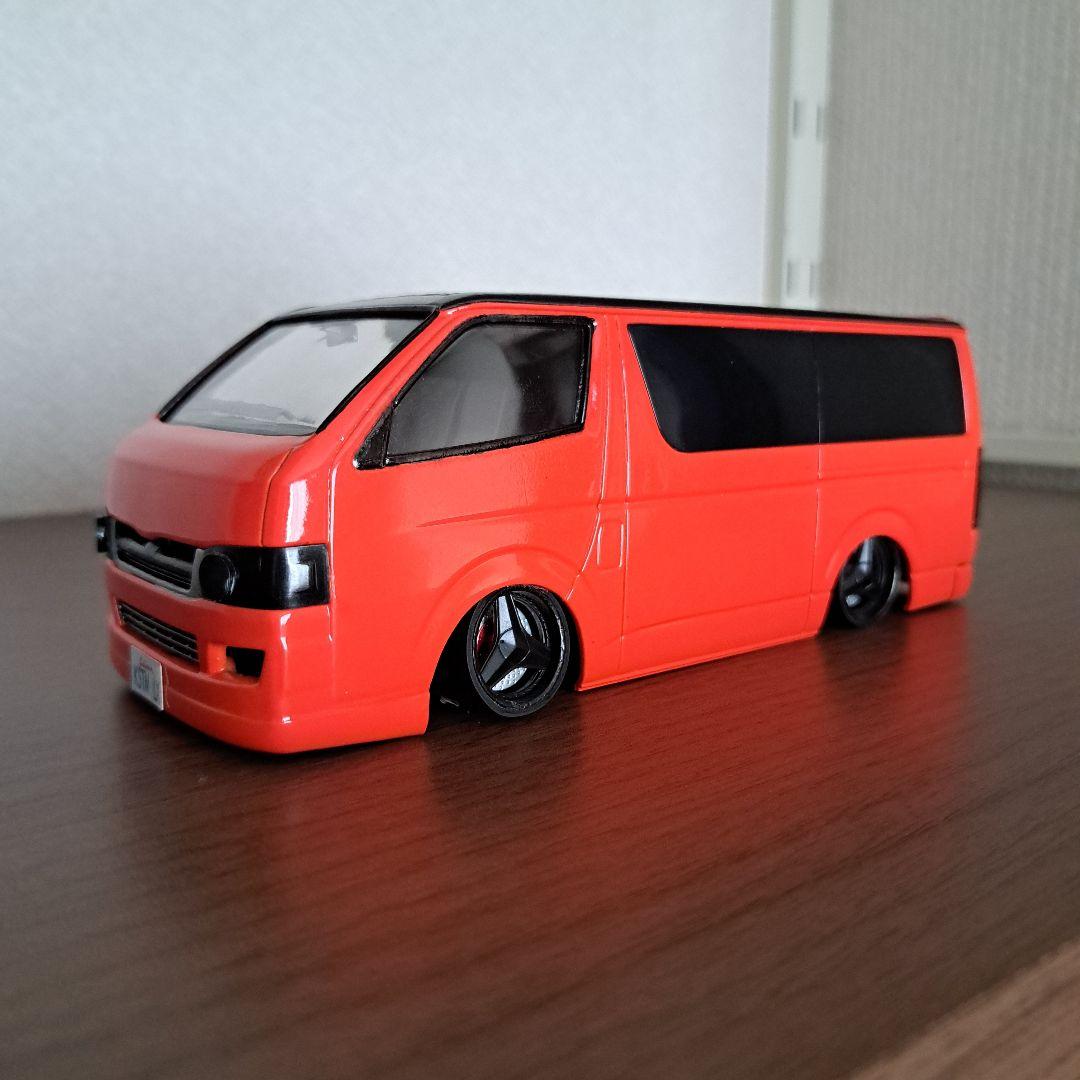 アオシマハイエースプラモデル１/24フルカスタム アオシマハイエースプラモデル1/24フルカスタム - メルカリ