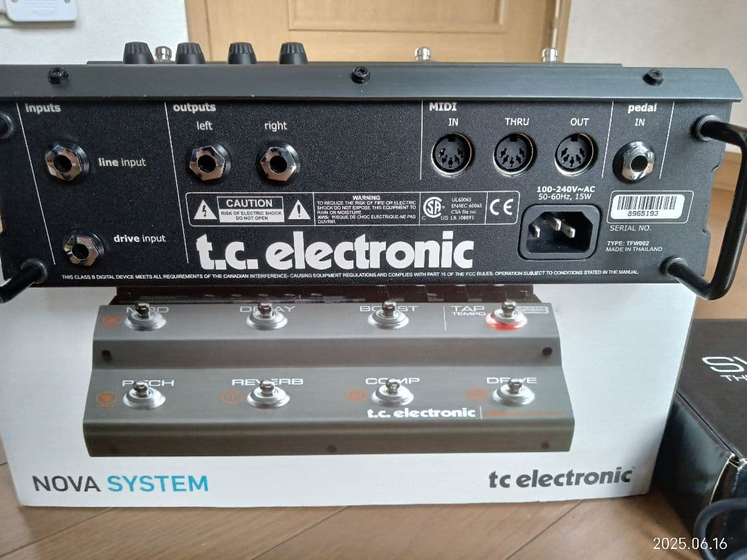 tc electronic NOVA SYSTEM とSwitch 3 セット 楽器・機材