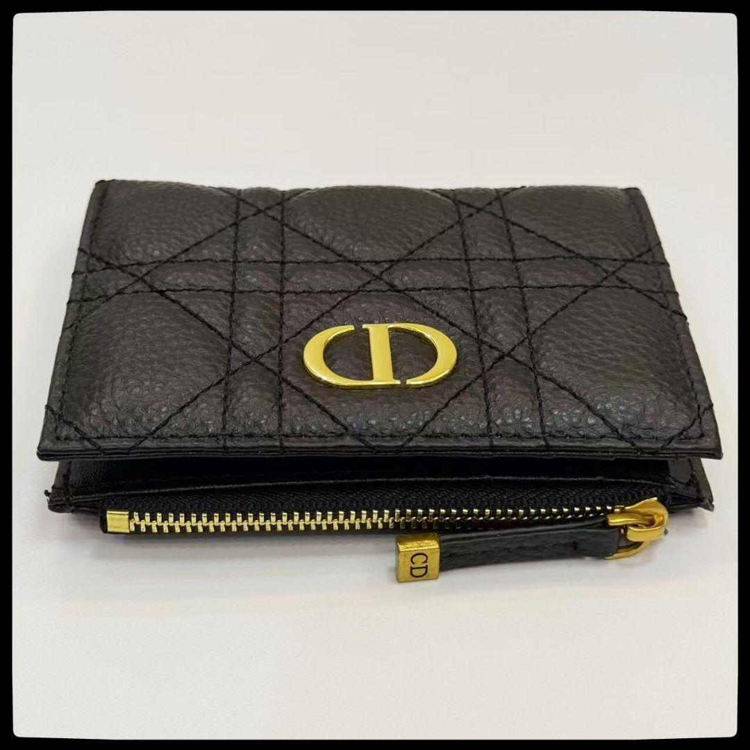 【付属品完備】 二つ折り財布 レディース ブラック