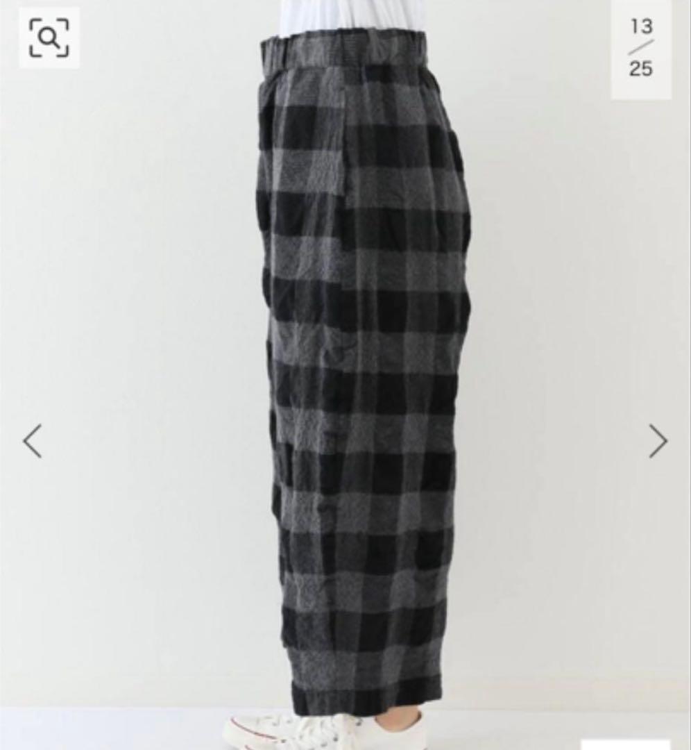 ジャーナルスタンダードラックス　チェックイージーキュロット