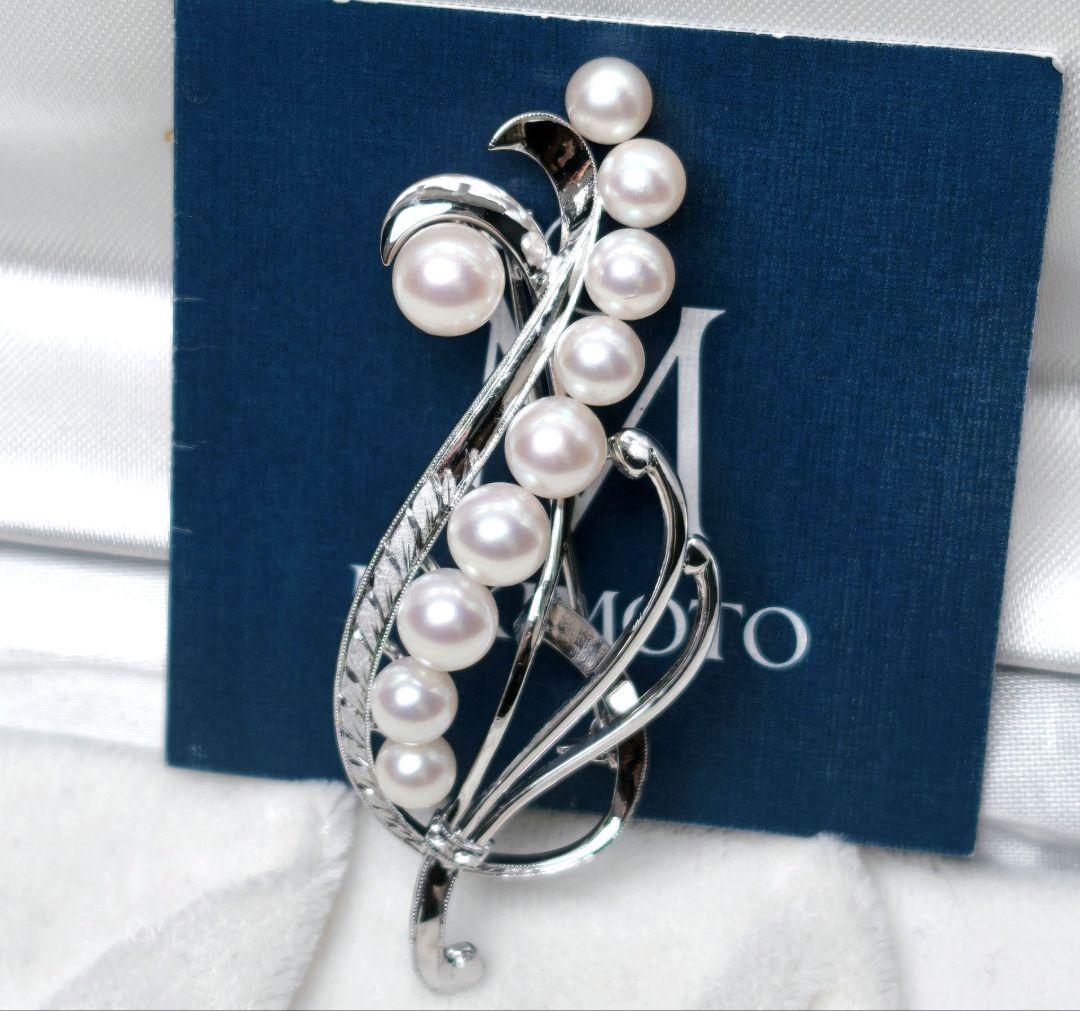 美品 最高級】ミキモト ブローチ パール フォーマル 皇室御用達 正規品