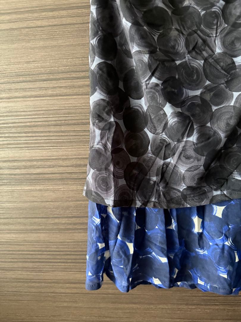 ®*読様 DRIES VAN NOTEN 24SS フレアスカート エクストラス