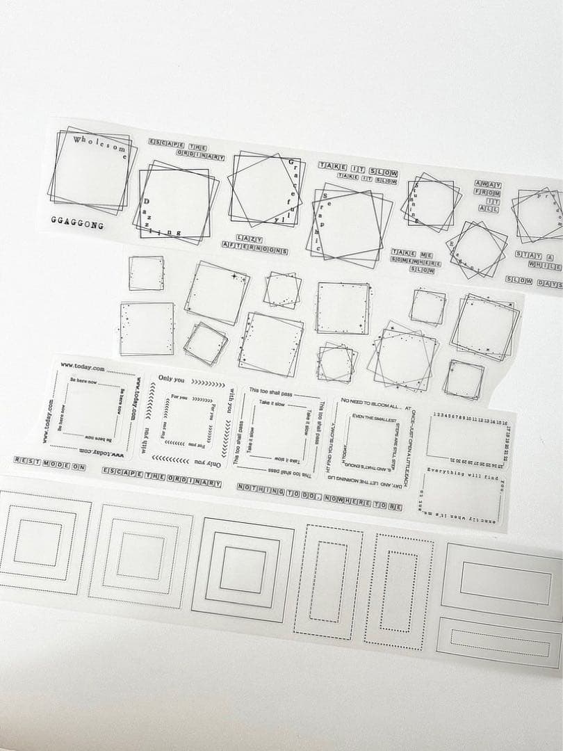 ggaggong 海外マスキングテープ マステ 【2545】