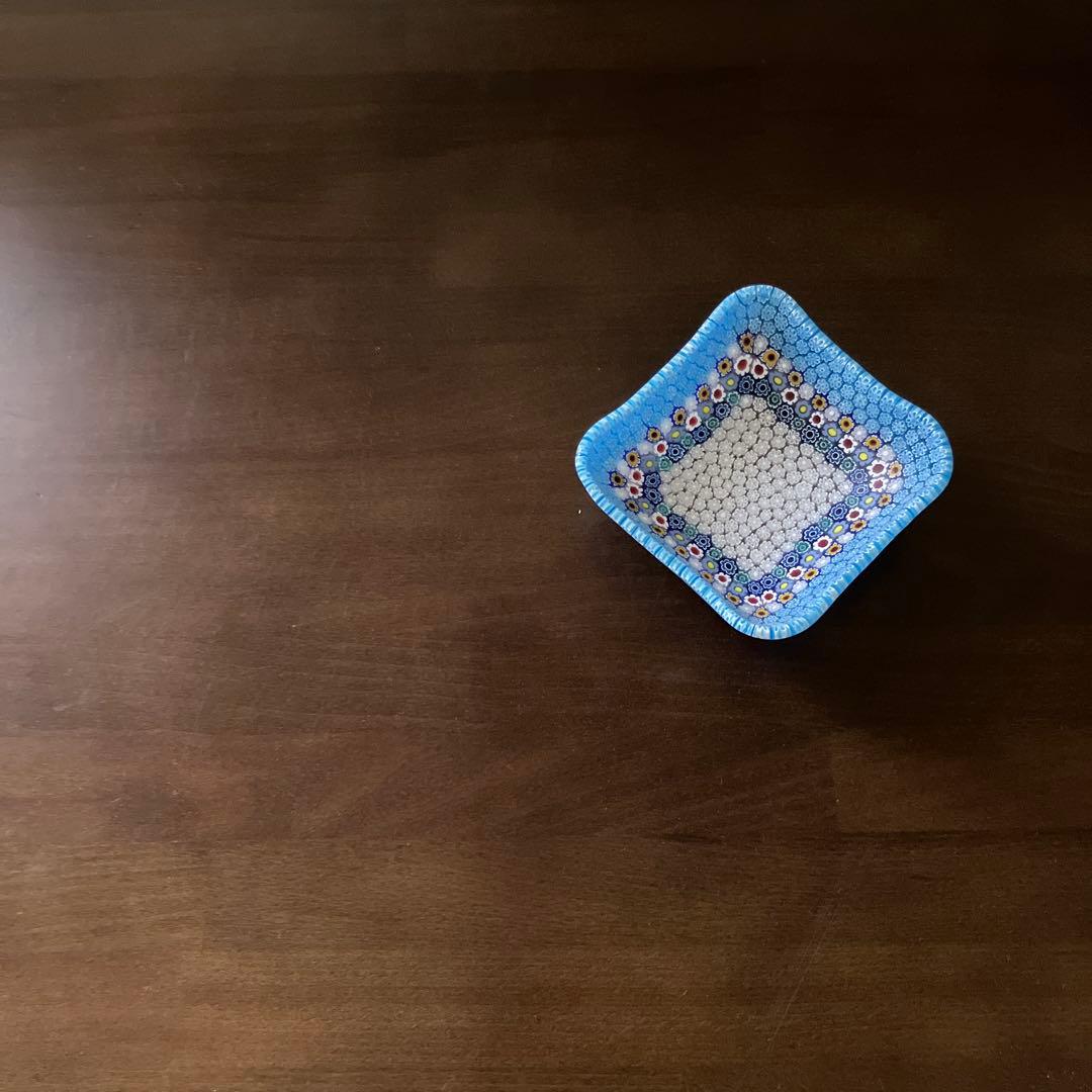 ベネチアンガラスの小皿 ミルフィオリ プレート ムラーノグラス - メルカリ