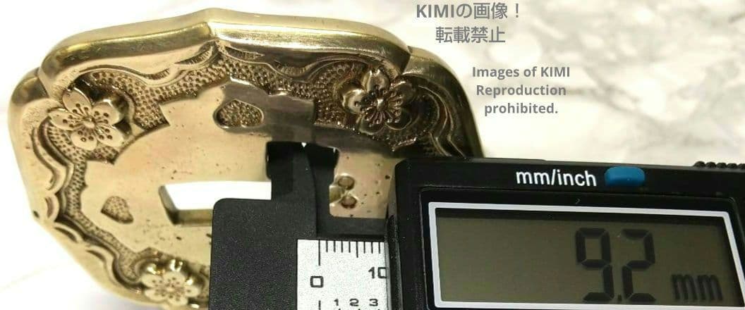 九八式軍刀の鍔 真鍮製 桜 九八式軍刀 Gunto Tsuba 軍装