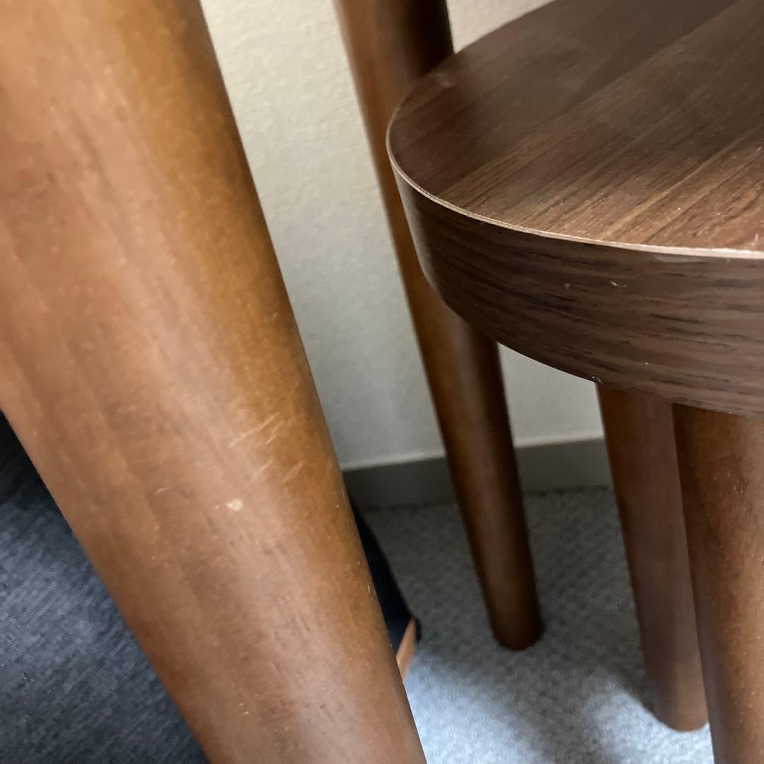 エア・リゾーム 北欧コンパクト木製ドレッサーnico(ニコ)スツール付き