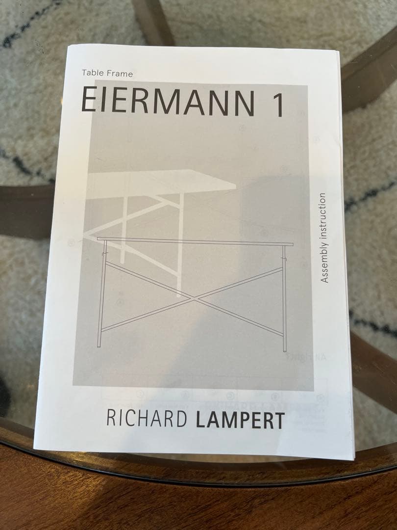 アイアーマンテーブル RICHARD LAMPERT WT 80 x 140