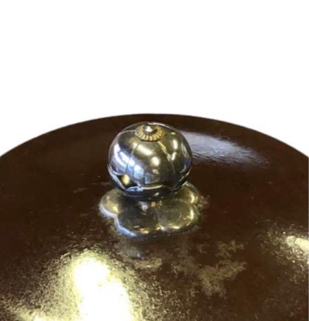 釜師 木村一無作 銀摘 共箱『唐銅鬼面風炉』茶道具/鉄瓶 古道具 - メルカリ