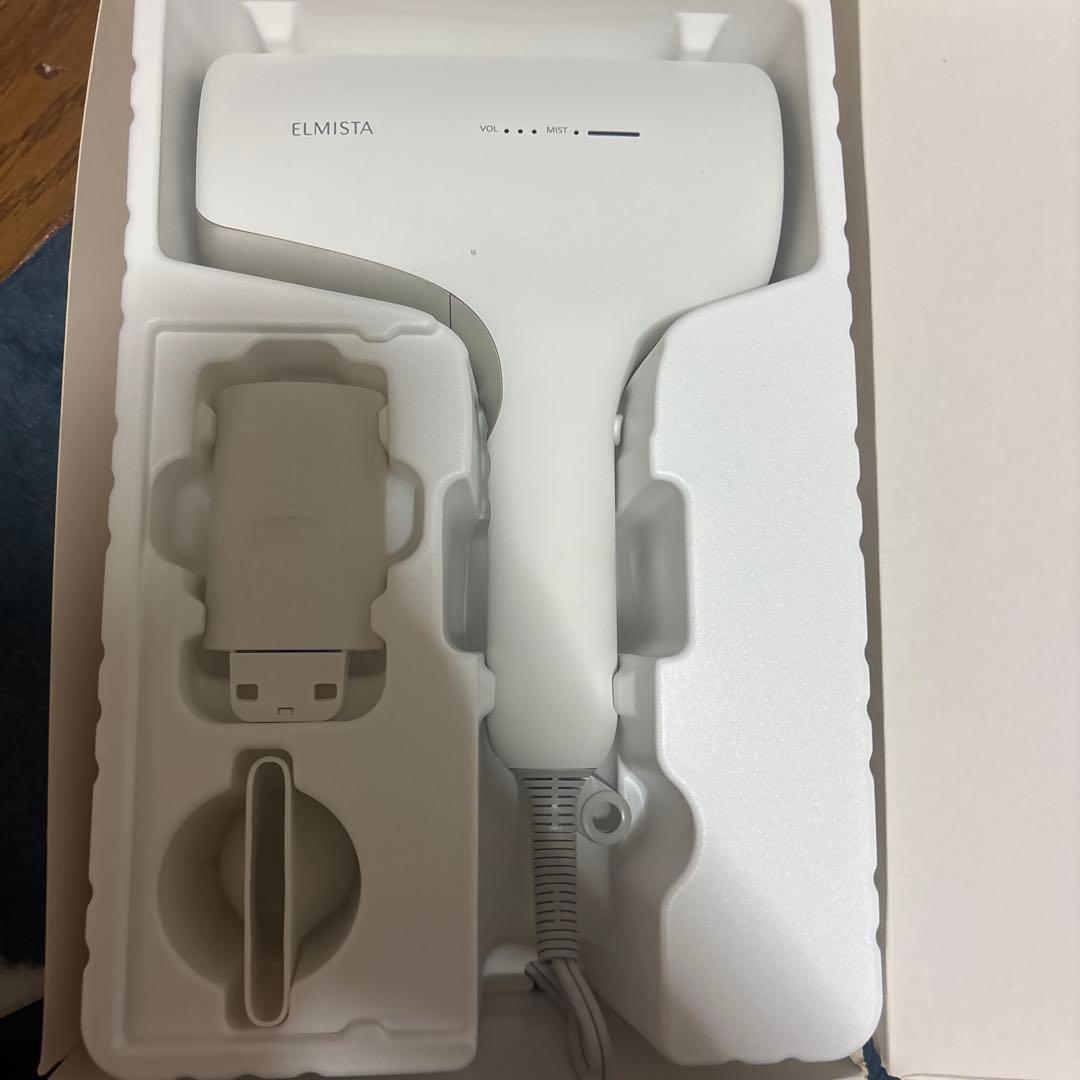 美容液ミスト機能付 ELMISTA ヘアドライヤーEH-ZMD01 ホワイト