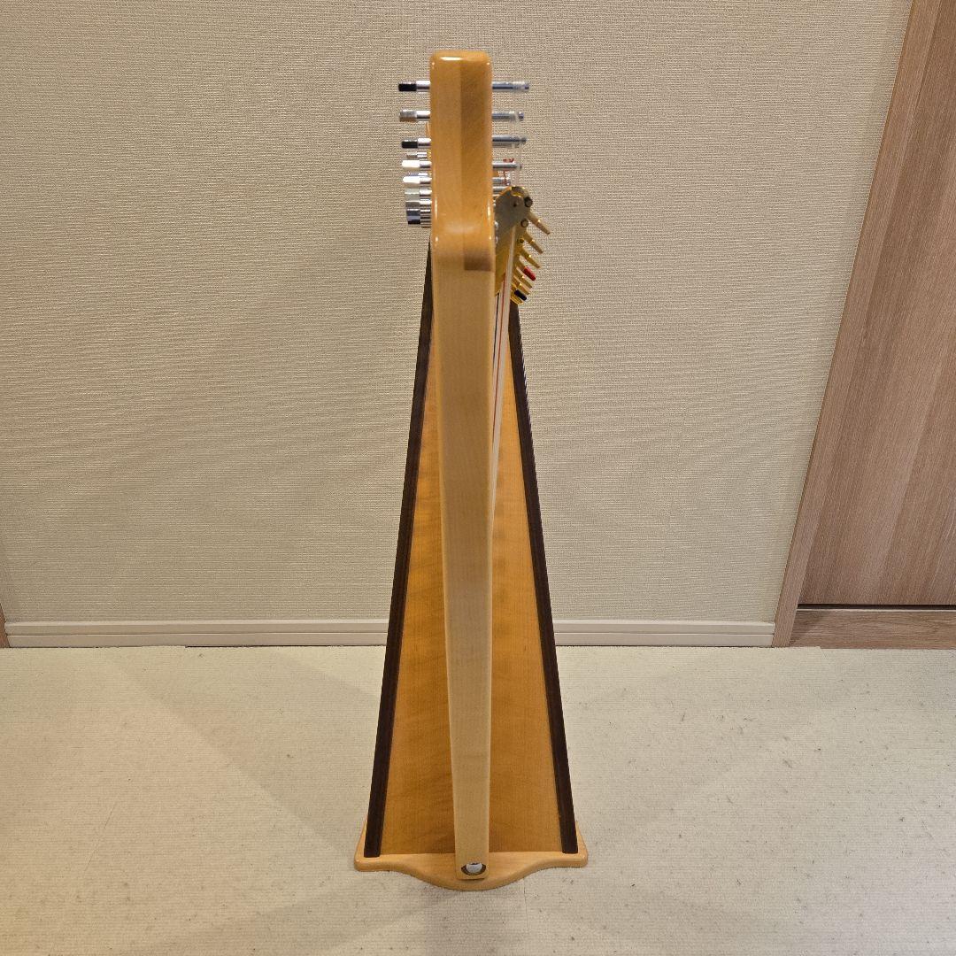 青山ハープ社製25弦サウルハープ(メープル材)