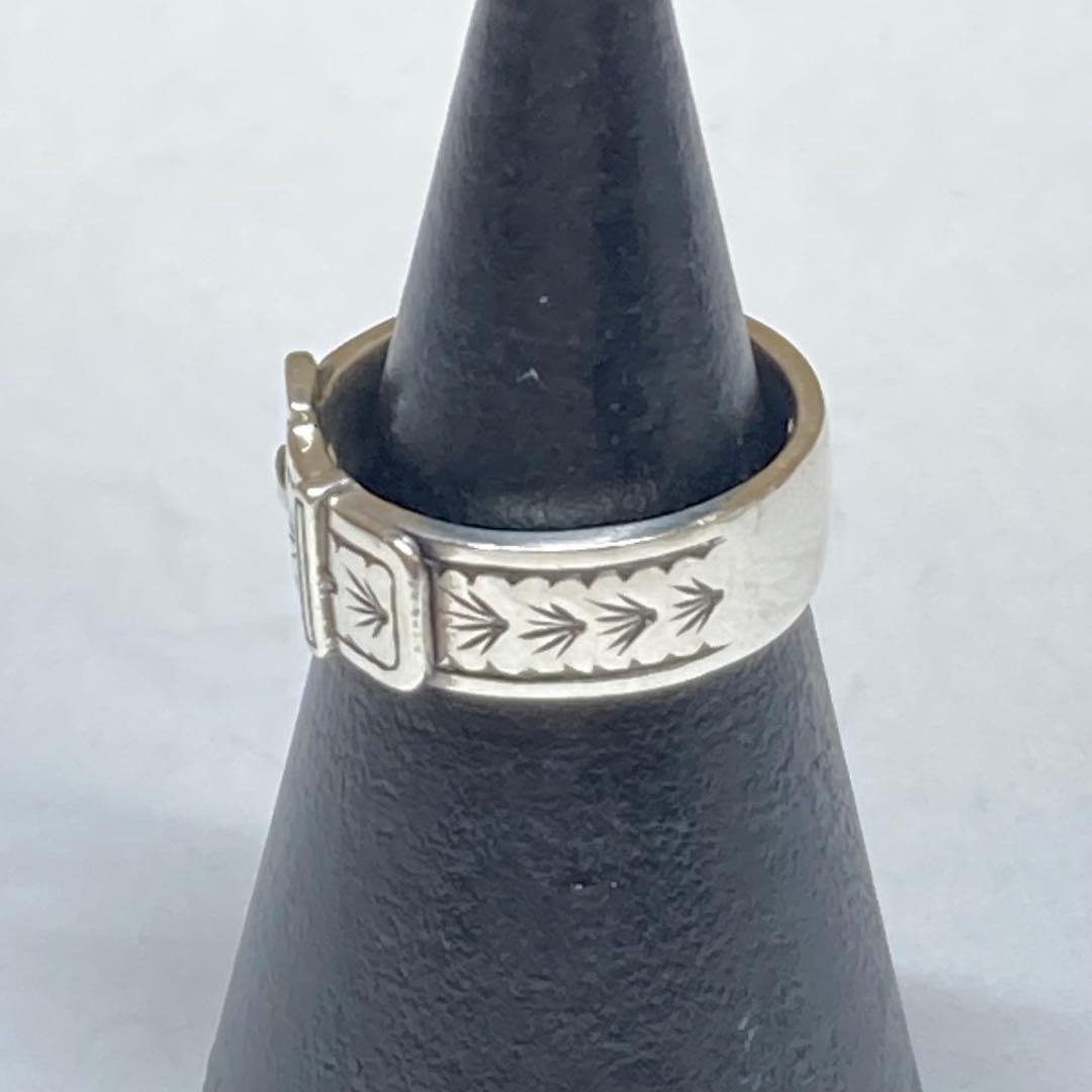 ageteピンキーリング4.5号　シルバー　　　　　　K484