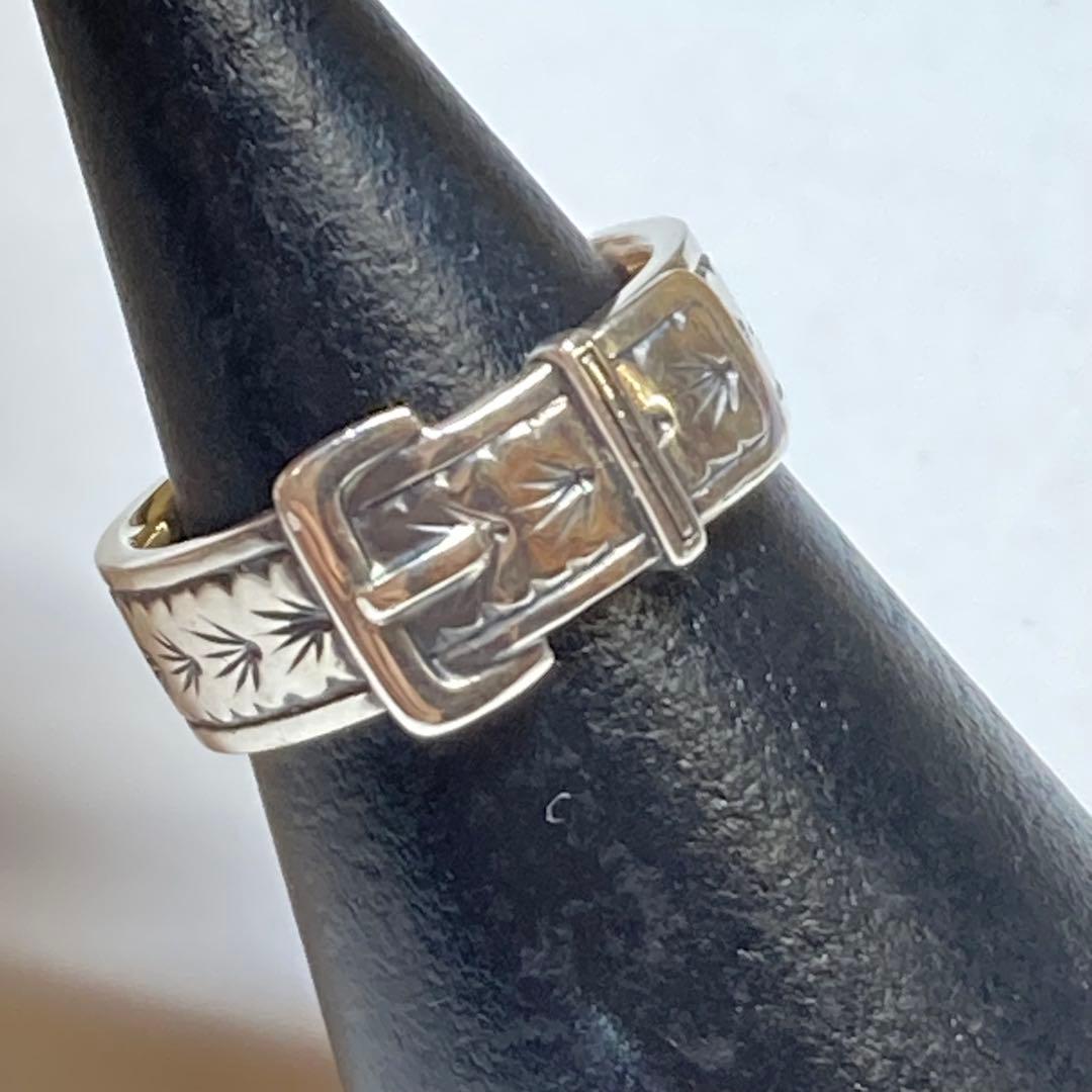 ageteピンキーリング4.5号　シルバー　　　　　　K484