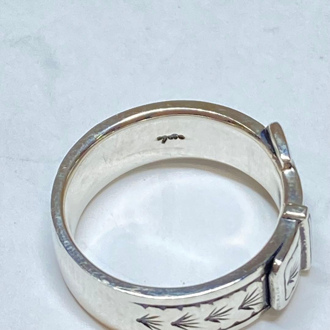 ageteピンキーリング4.5号　シルバー　　　　　　K484