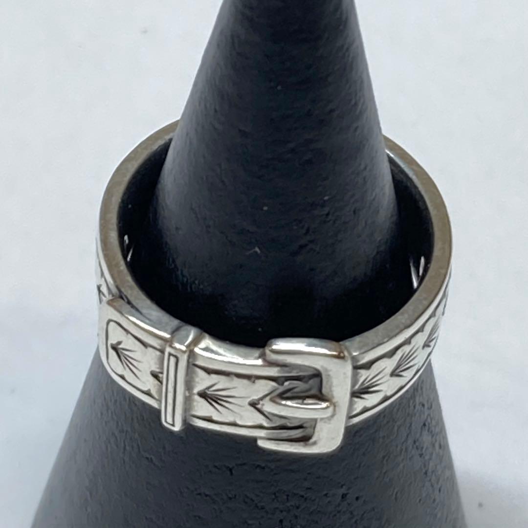 ageteピンキーリング4.5号　シルバー　　　　　　K484