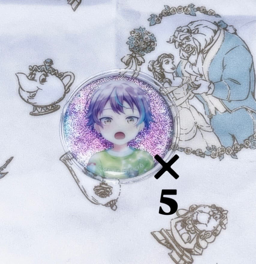 神代類 グリッター缶バッジ グリ缶 リバドリ 13A M109231405 - ピンズ