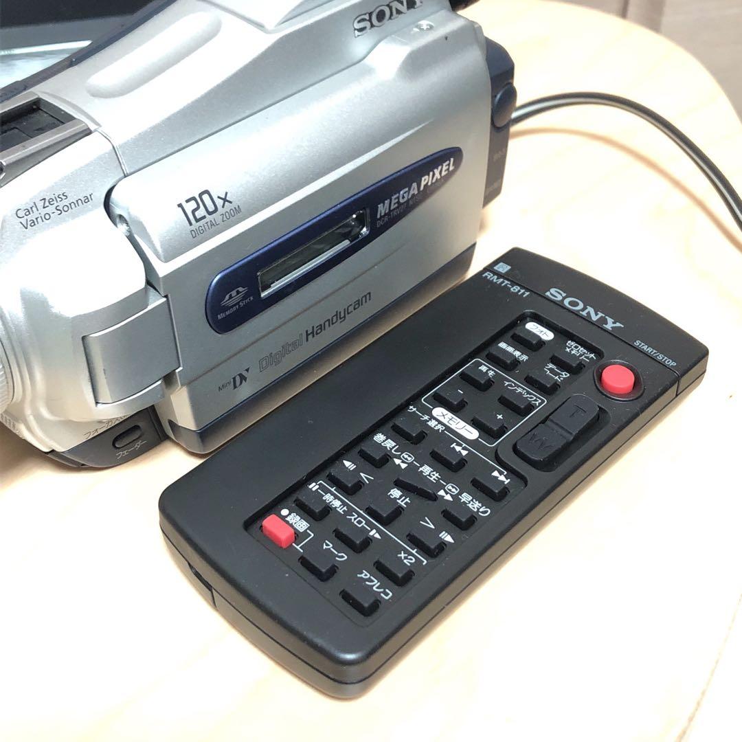 SONY DCR-TRV27 mini DVビデオカメラ 録画再生動作品