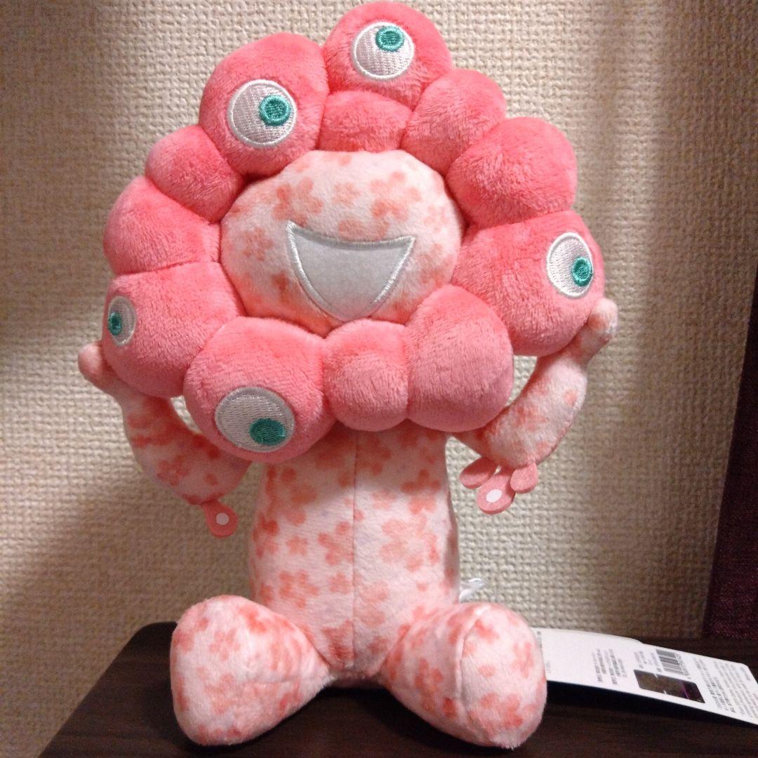 ミャクミャクぬいぐるみ(桜)ピンク - メルカリ