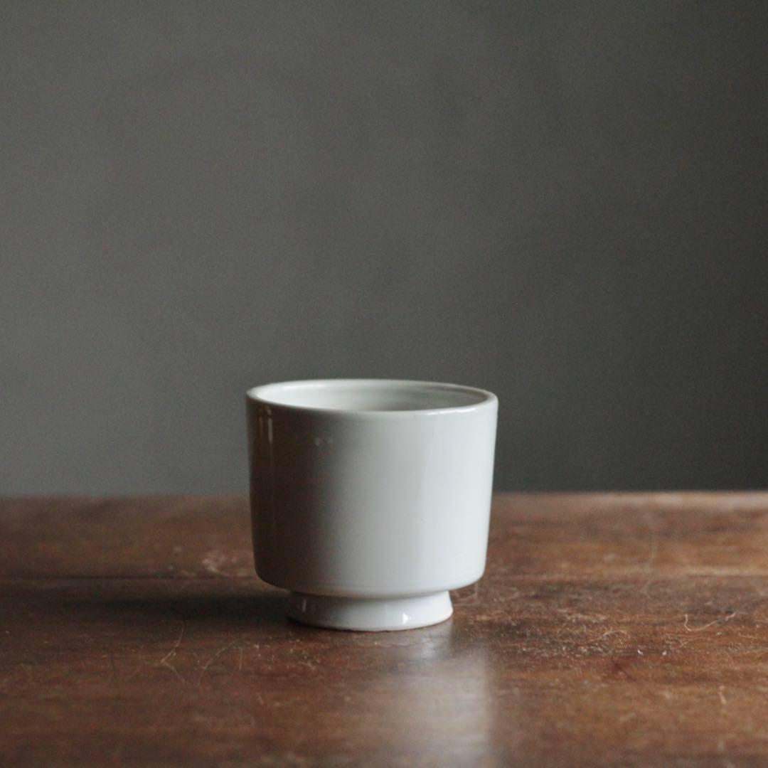 波佐見 白磁 筒茶碗 火入れ 古美術 古道具 アンティーク