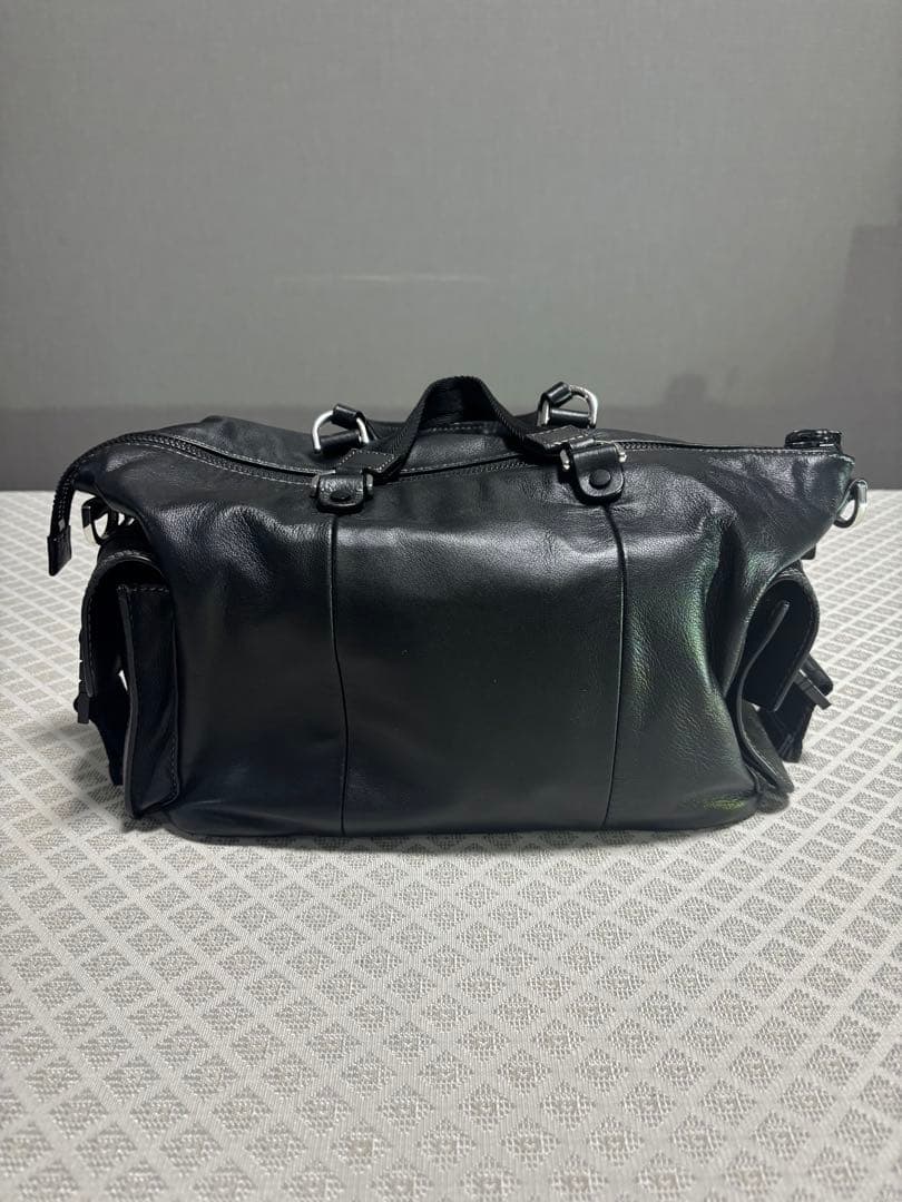 DIESEL ブラックレザー ショルダーバッグ2ｗａｙ