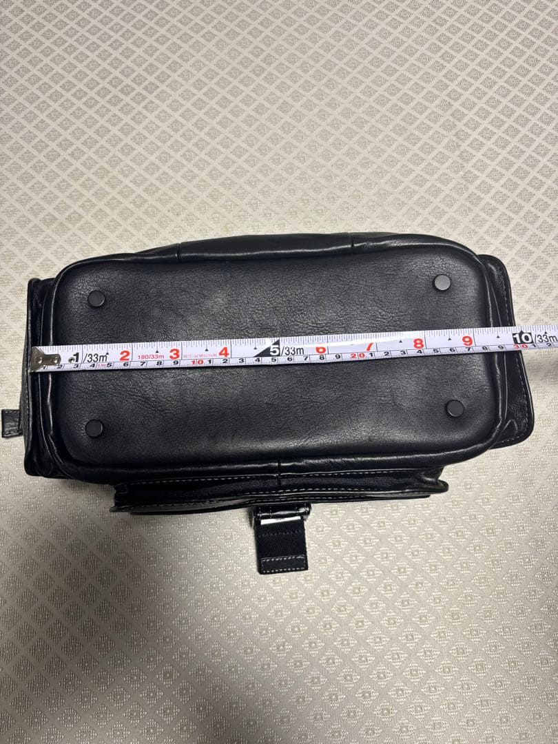 DIESEL ブラックレザー ショルダーバッグ2ｗａｙ