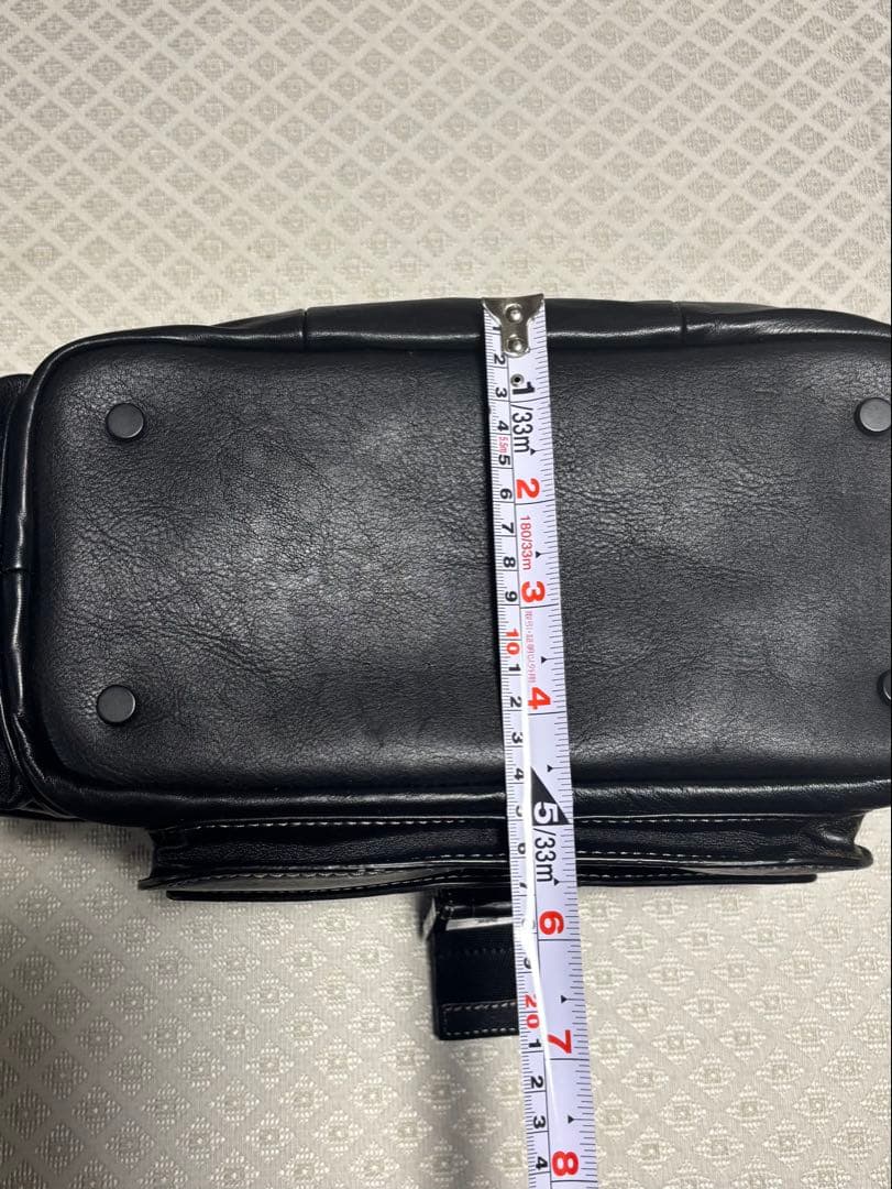 DIESEL ブラックレザー ショルダーバッグ2ｗａｙ