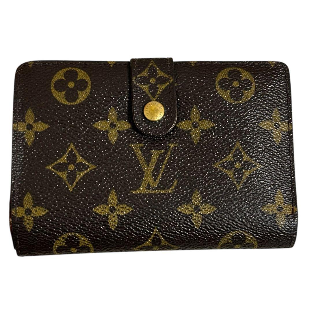 ルイヴィトン ポルトフェイユ・ヴィエノワ　二つ折り財布　モノグラム　がま口