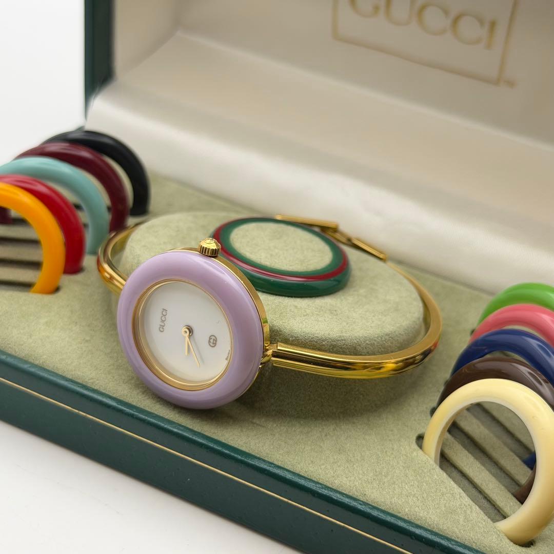 デッドストック】グッチ チェンジベゼル 11.12 箱ベゼル11個付