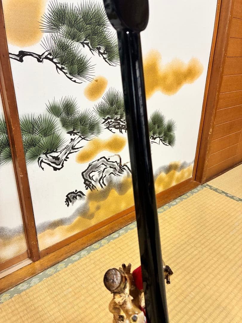 沖縄 三線 知念大工 沖縄三線！貴重！知念大工型！本蛇皮！本張り！【一