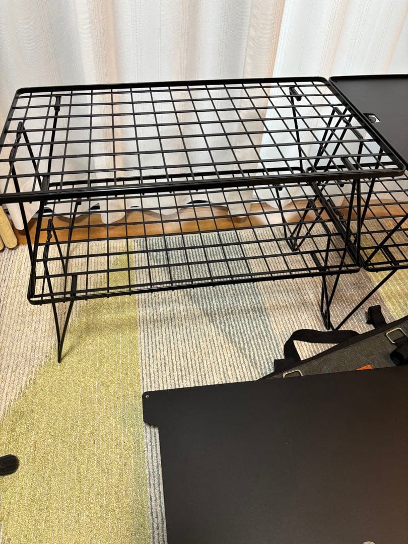 ユニフレーム フィールドラック 4個 天板 収納バッグ キャンピングムーン