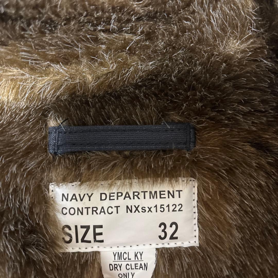 OLD NAVY 短丈ジャケット　ビンテージ　アメ製　 ファー　毛皮　ダウン