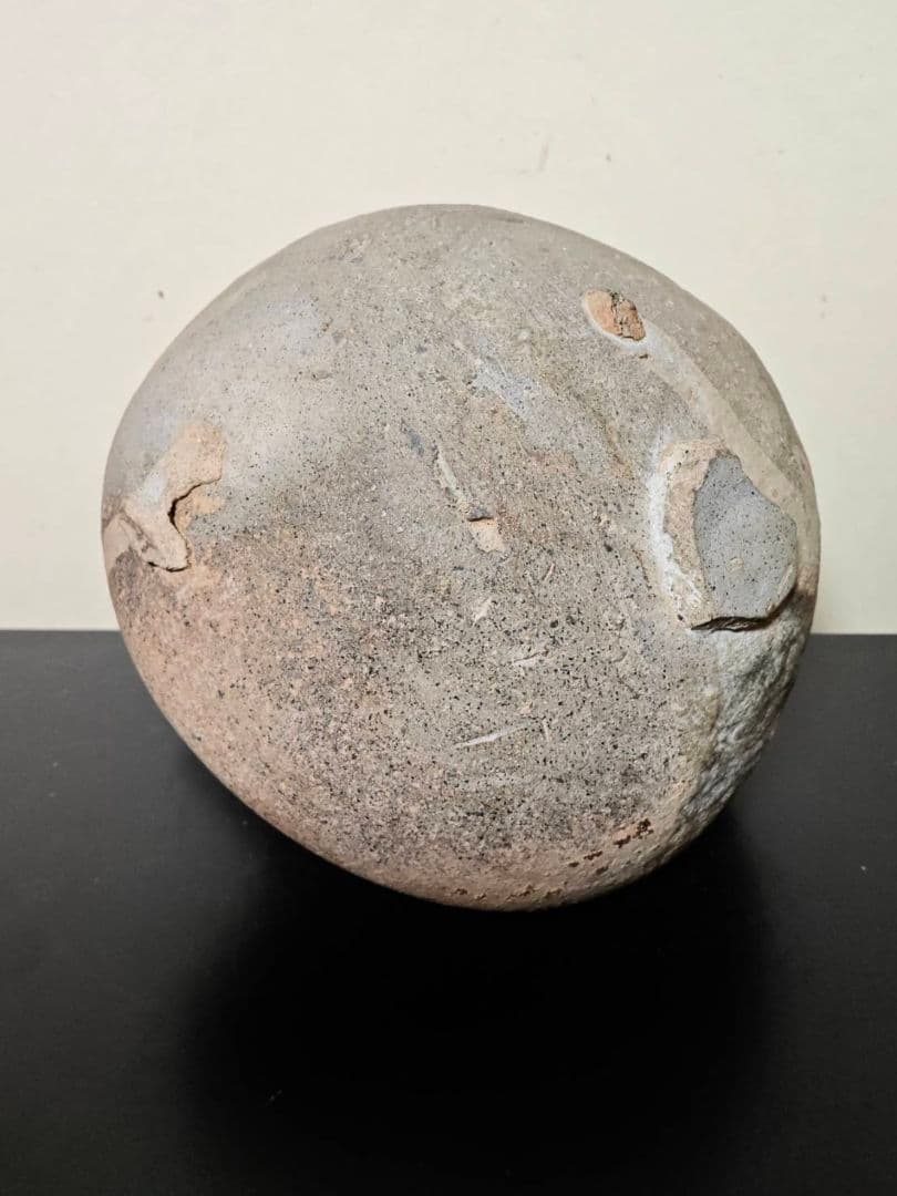 須恵器平瓶 古墳時代 考古発掘品 花呼ぶ器 見立て花器