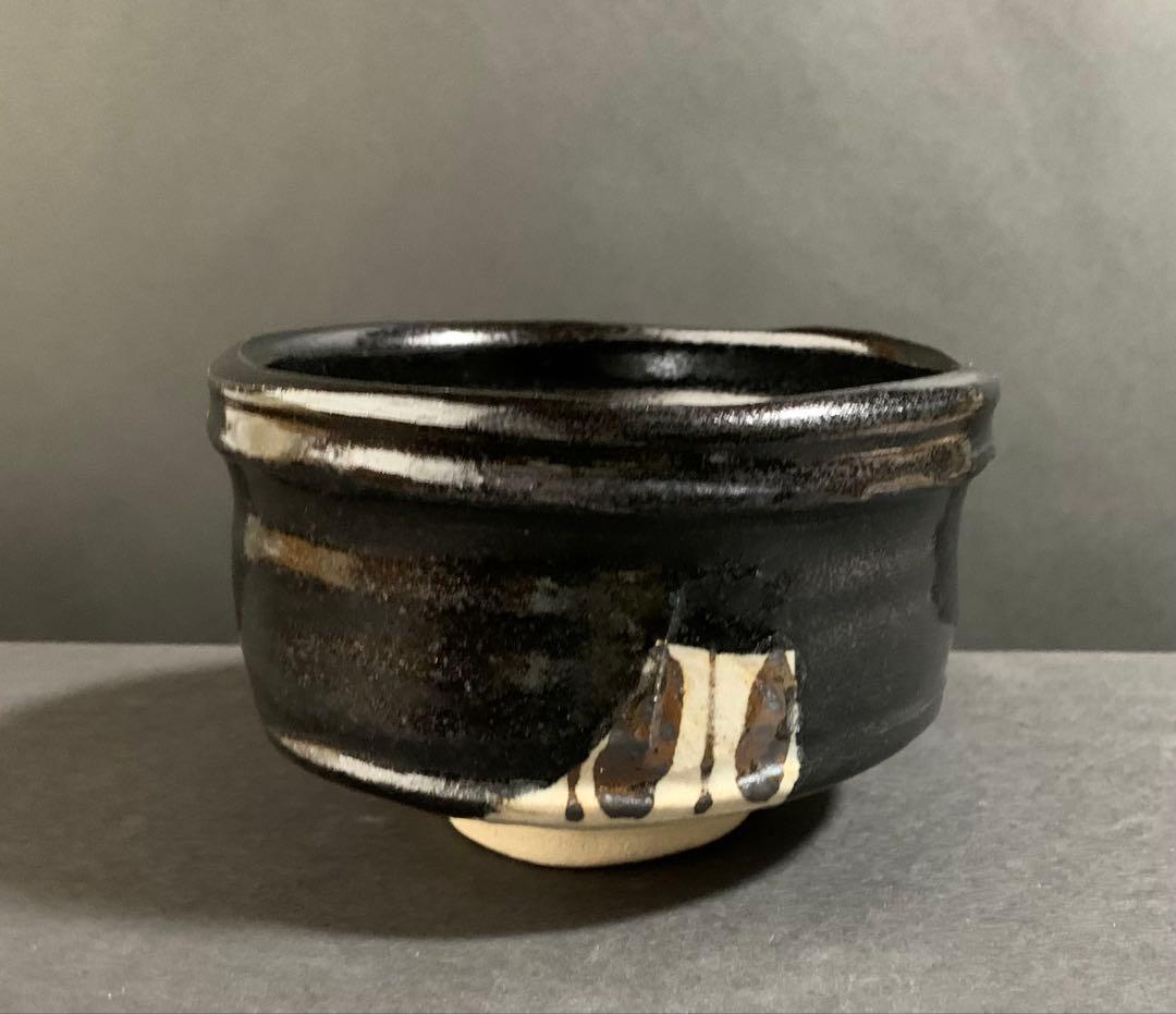 黒織部茶碗 光寿
