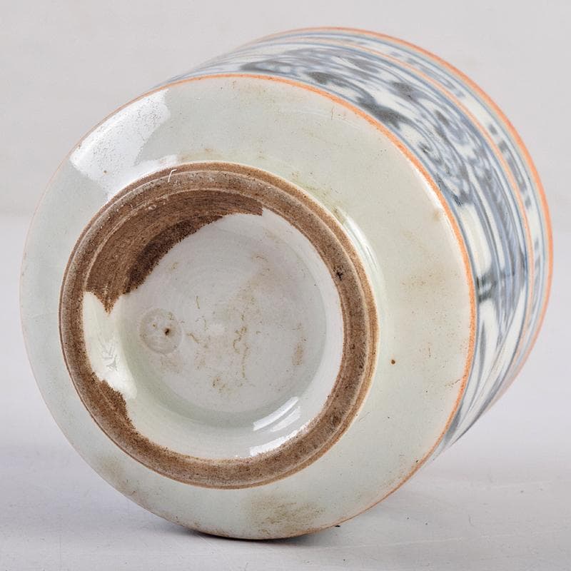 茶道具 京焼 滝口加全作 染付山水文 香炉 透かし火屋付 M R8878 - メルカリ