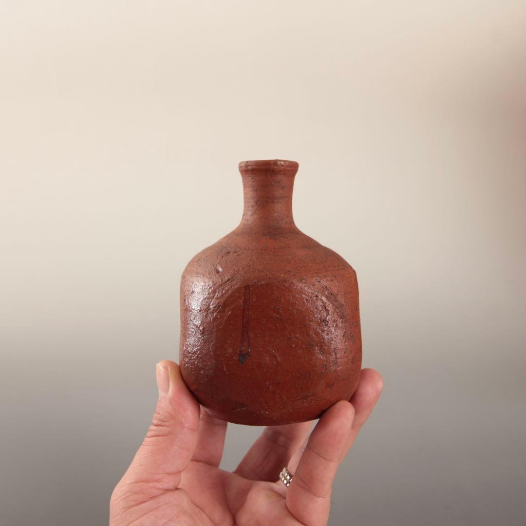 備前 撫四方形 徳利 古美術 酒器 古道具 アンティーク 角徳利