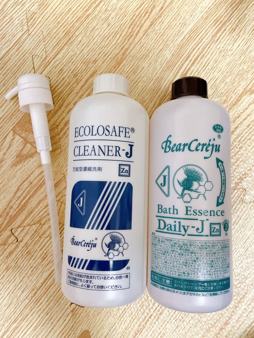 ベルセレージュ デイリーJ & エコロセーフクリーナーJ ポンプ付き（1個）