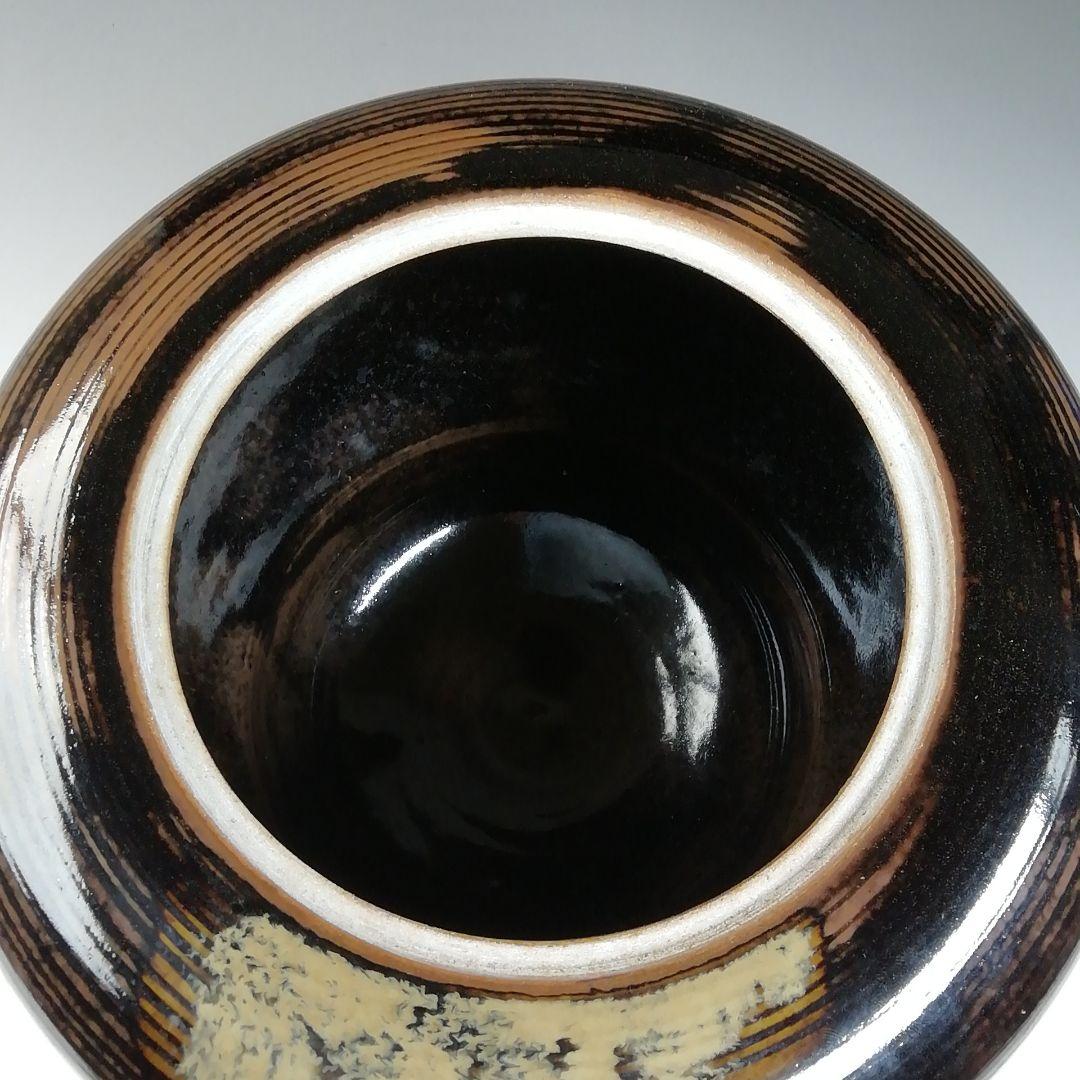 T680 水指 『膳所焼』『箪瓢水指』『淡海ぜぜ 陽炎園 造』 共