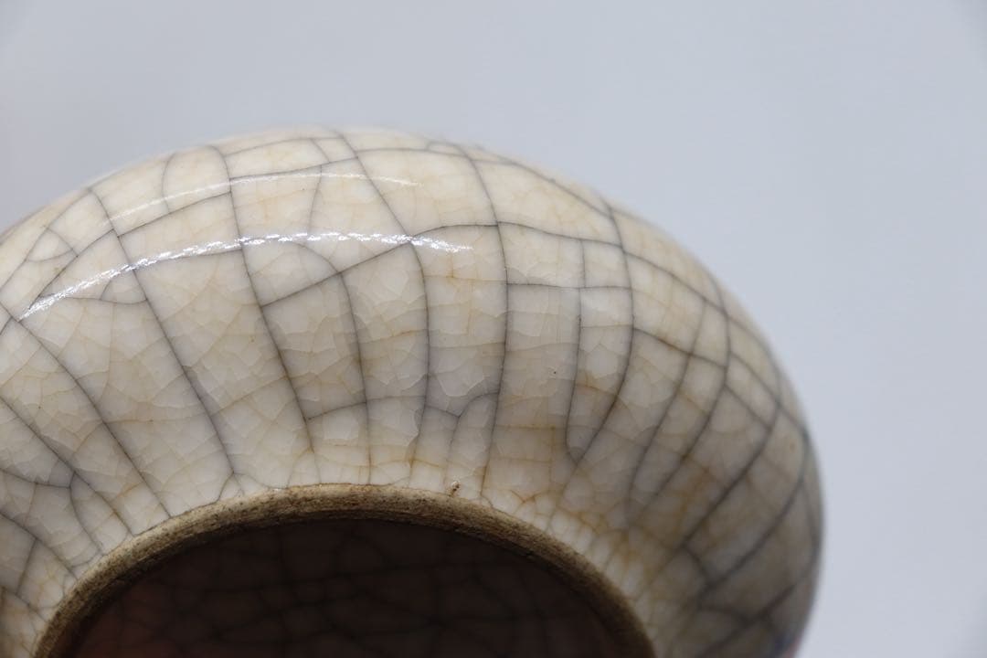 中国 清時代 哥釉香炉 木箱入 送料込み251011 中国 清時代 哥