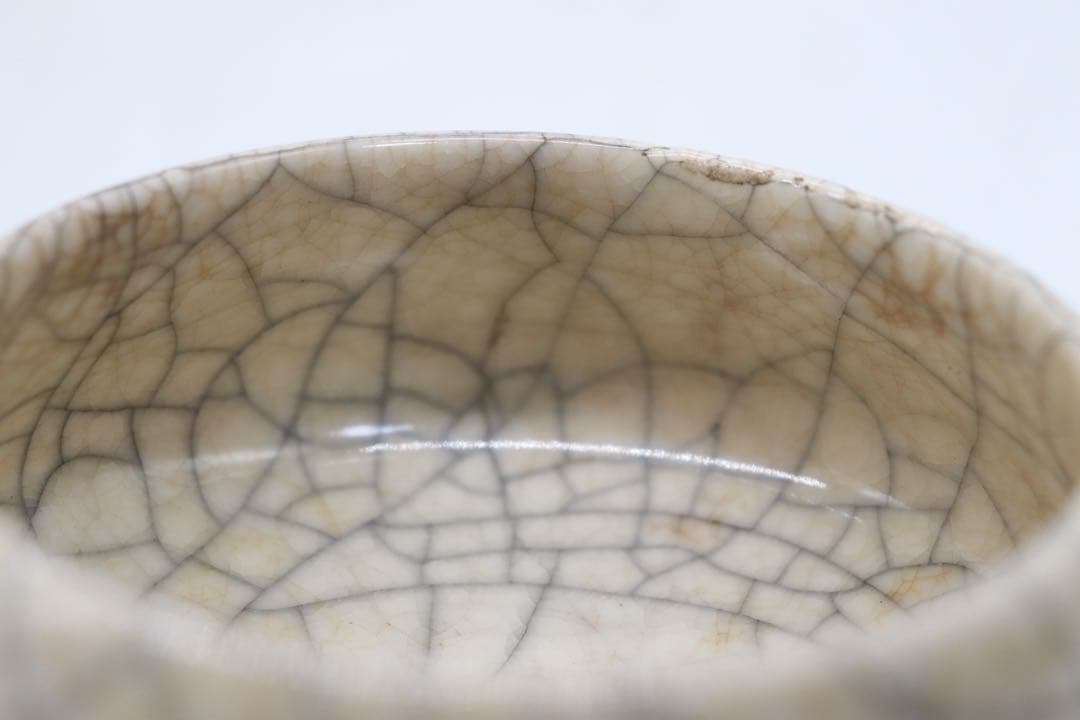 中国　清時代　哥釉香炉　木箱入　送料込み251011