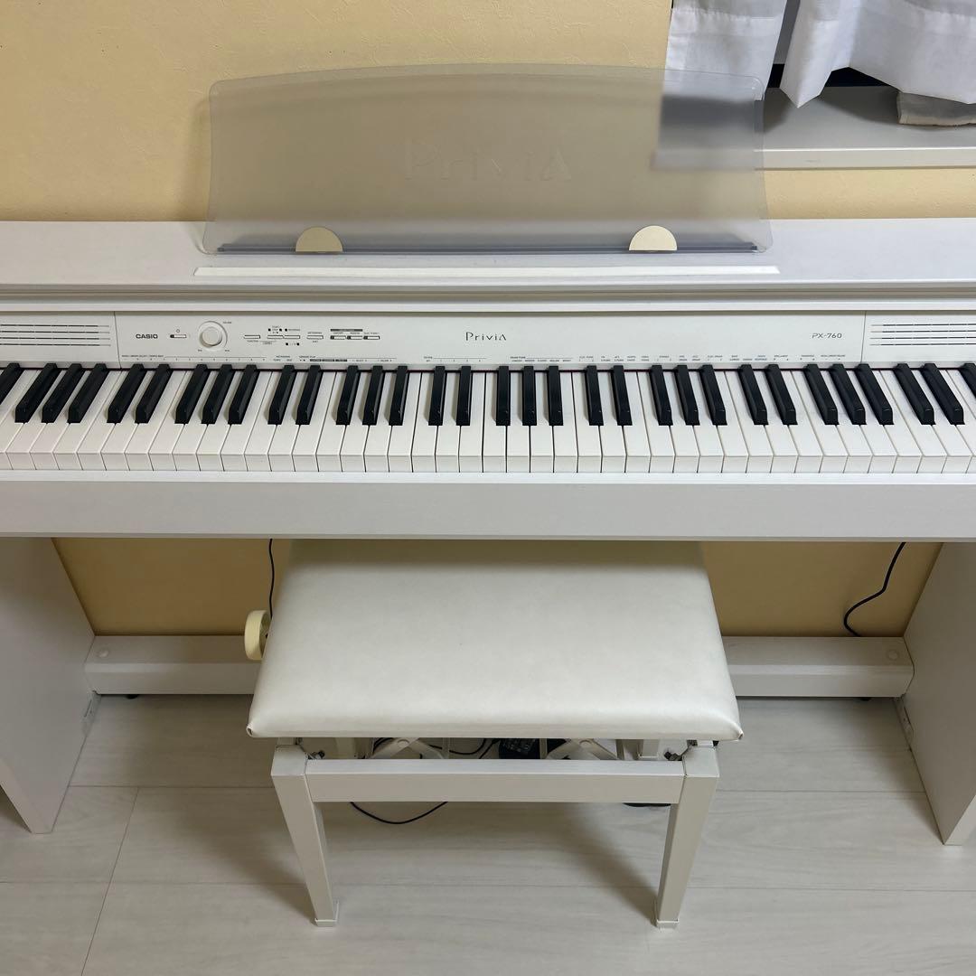 たのメル便発送 電子ピアノ カシオ Privia PX-760WE 10月限定 - メルカリ